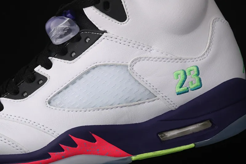 All categories Air Jordan Jordan series basketball shoes Air Jordan 5 Air Jordan 5 White Bel-Air AJ5 Joe 5 Fresh Prince 2020 version College Purple DB3335-100